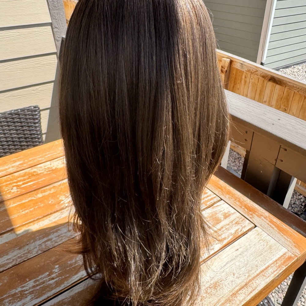 CSC - 24-26 In - T-Part - Brown Highlighted Wig